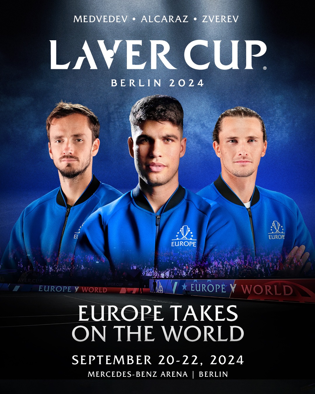 Tennis Laver Cup 2024 im September in Berlin Abschied von Rafael