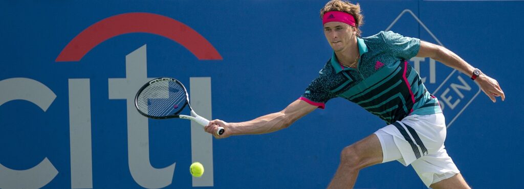 Beschreibung 2018 Citi Open Tennis Finals Datum 5. August 2018, 15:58 Quelle Alexander Zverev Urheber Keith Allison from Hanover, MD, USA